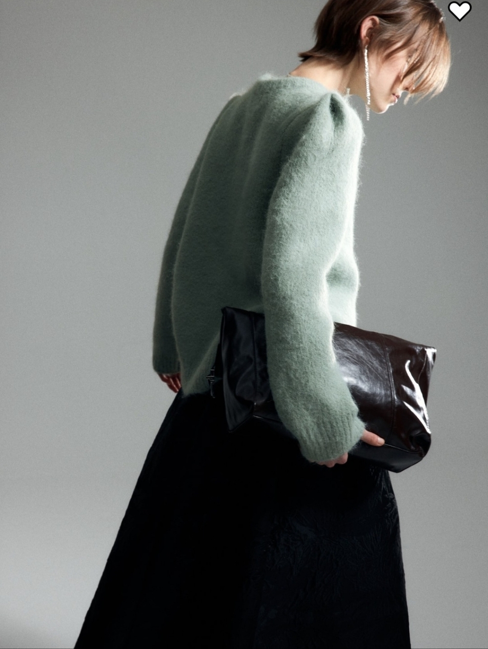 H&M NWT Soft Knit Women's Sweater in Light Sage - Picture 3 of 4